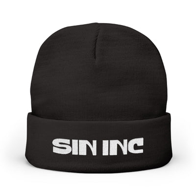 SIN INC. Knit Beanie (Embroidery)