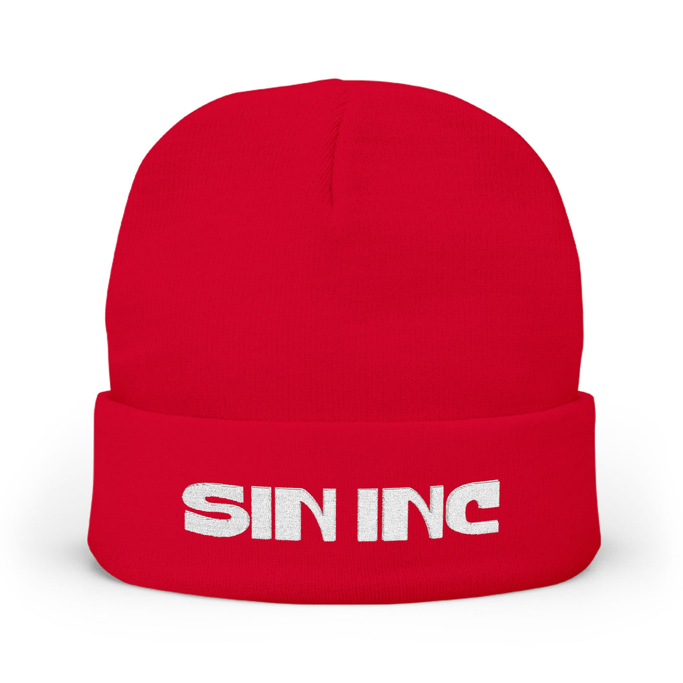 SIN INC. Knit Beanie (Embroidery)