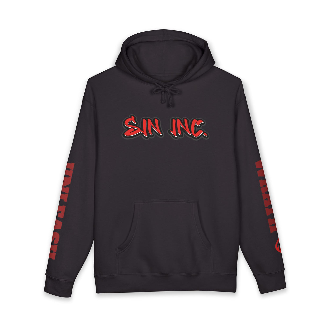 Sin Inc. Cherub Wrath Hoodie — Streetwear Pullover Graffiti Style