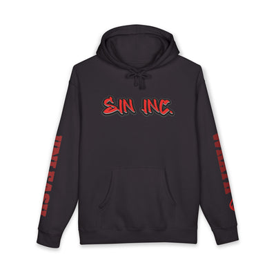 Sin Inc. Cherub Wrath Hoodie — Streetwear Pullover Graffiti Style