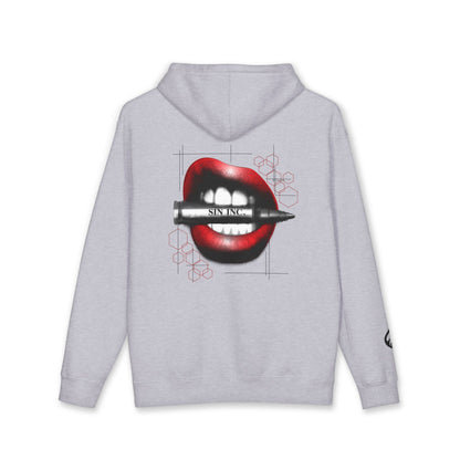 Sin Inc. Hoodie — Graphic Hot Lips Design Hoodie