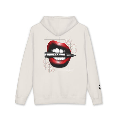 Sin Inc. Hoodie — Graphic Hot Lips Design Hoodie