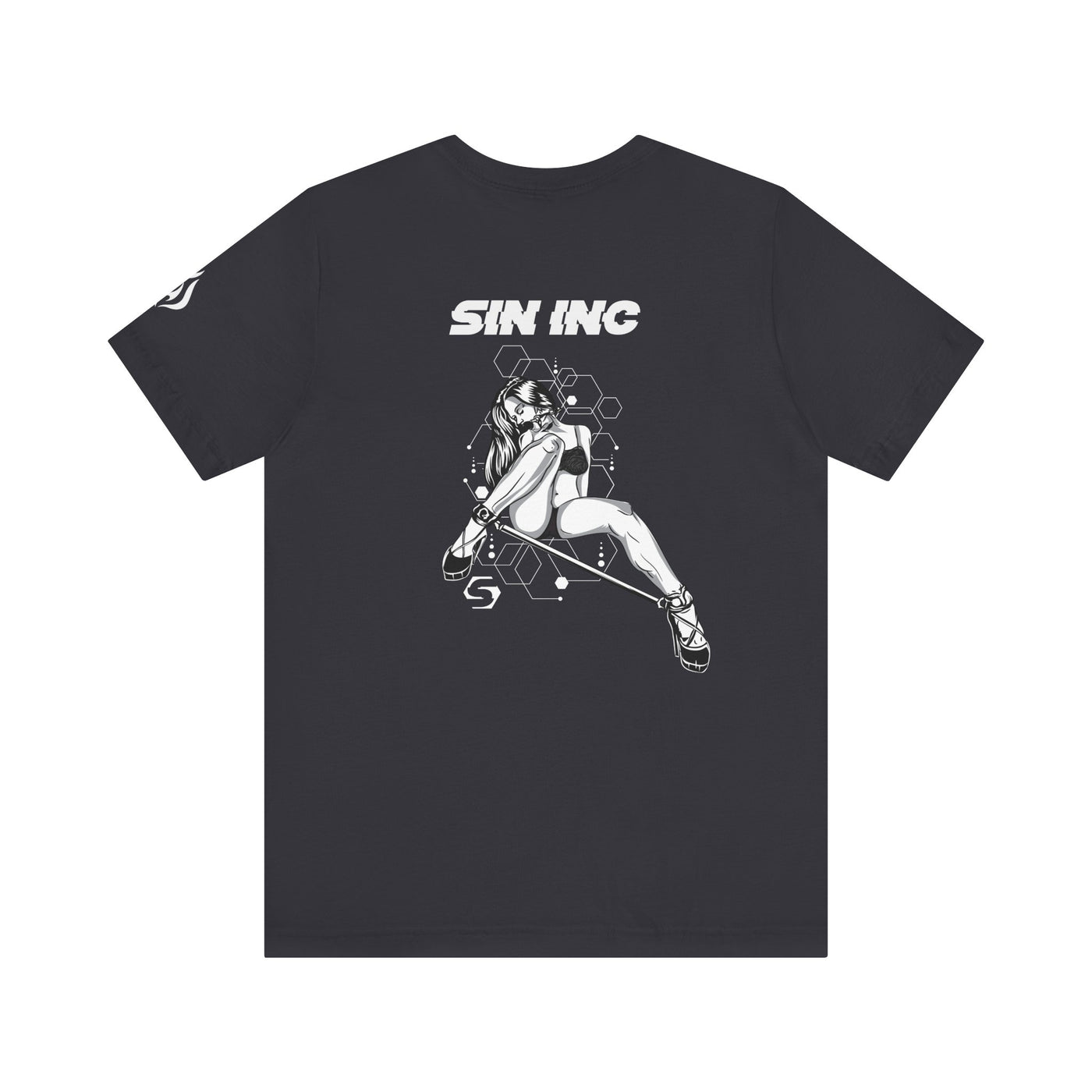 SIN INC. BDSM Tee with Bold Statement Design, Streetwear Essential, Casual Fashion,  Party or Everyday Wear