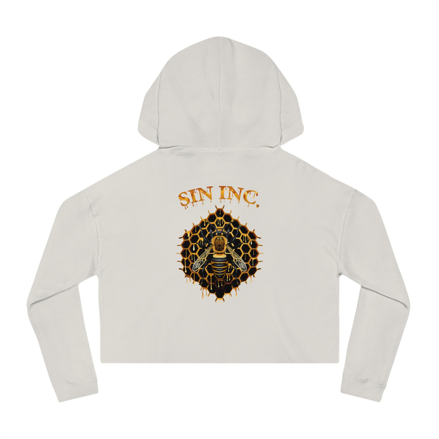 Cropped Hoodie – SIN INC. Dark Angel Wings Camouflage