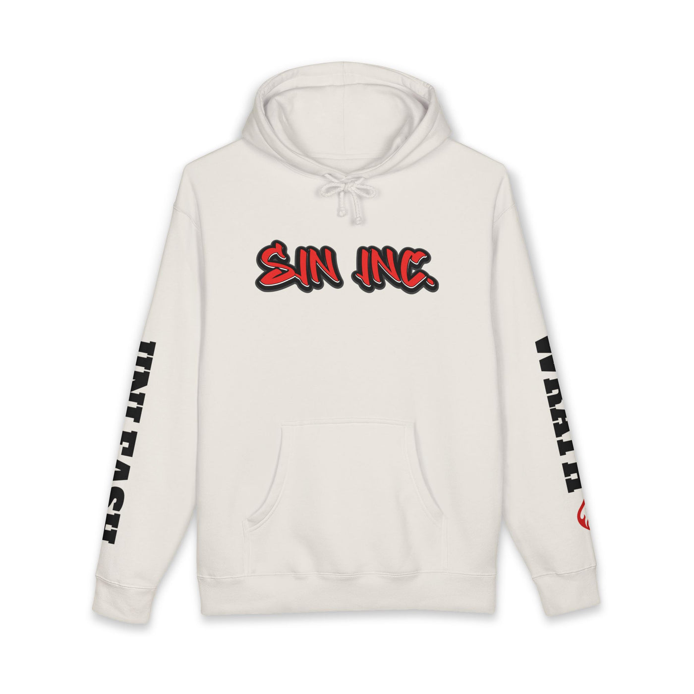 Sin Inc. Cherub Wrath Hoodie — Streetwear Pullover Graffiti Style