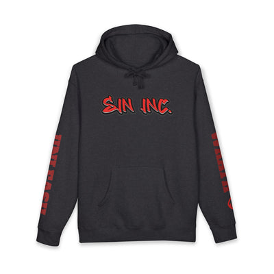 Sin Inc. Cherub Wrath Hoodie — Streetwear Pullover Graffiti Style