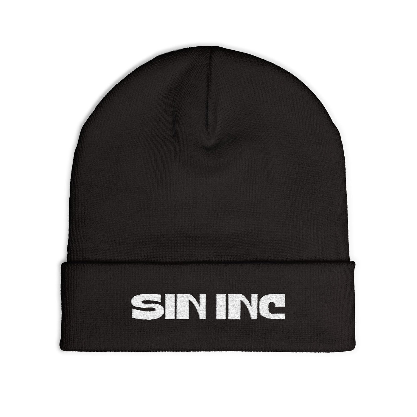 SIN INC. Knit Beanie (Embroidery)