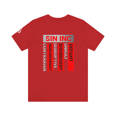 SIN INC. Defiant Classic 100% Ring spun Cotton Tee