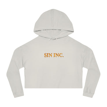 Cropped Hoodie – SIN INC. Dark Angel Wings Camouflage