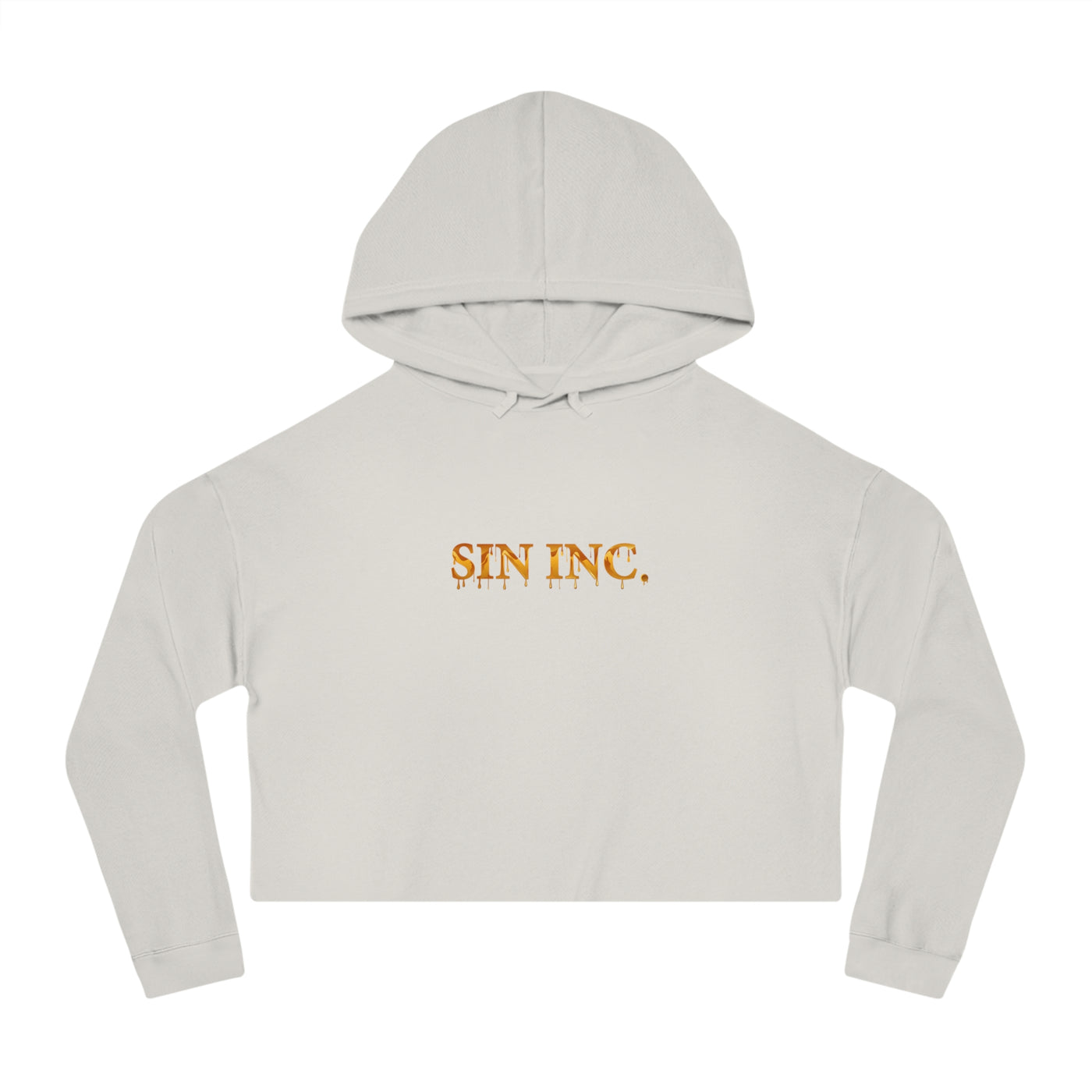 Cropped Hoodie – SIN INC. Dark Angel Wings Camouflage