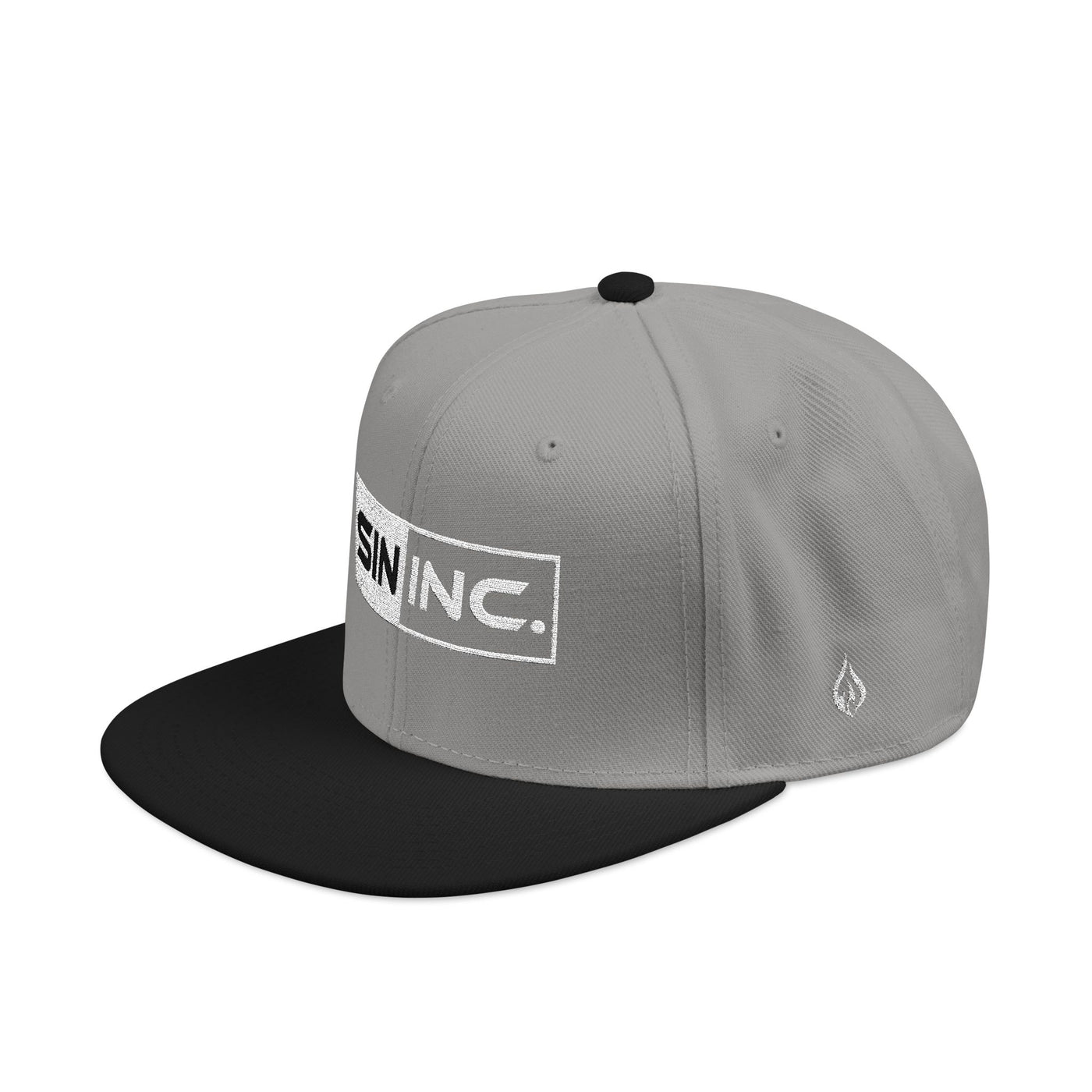 SIN INC. Embroidered Snapback 6 Panal Hat, Urban Fashion, Gift for Him, Casual Wear, Streetwear Accessory