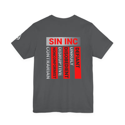 SIN INC. Defiant Classic 100% Ring spun Cotton Tee