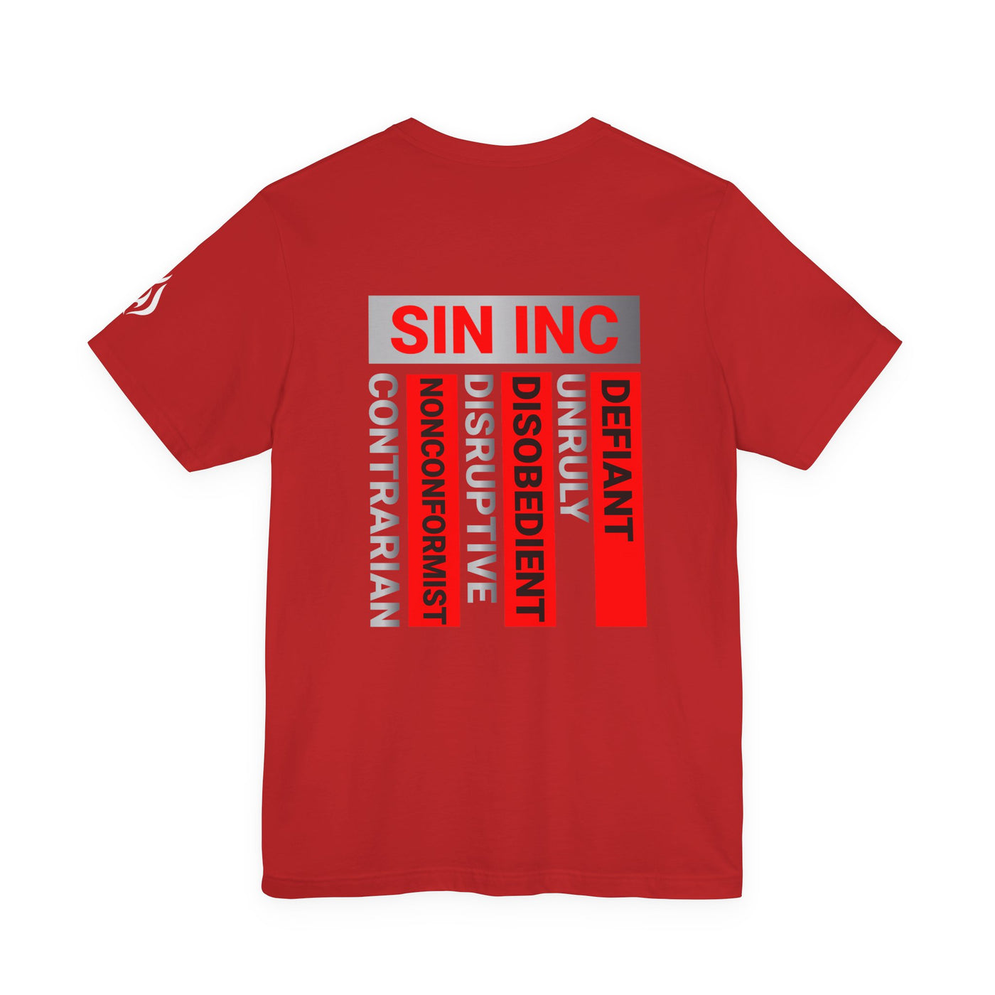 SIN INC. Defiant Classic 100% Ring spun Cotton Tee
