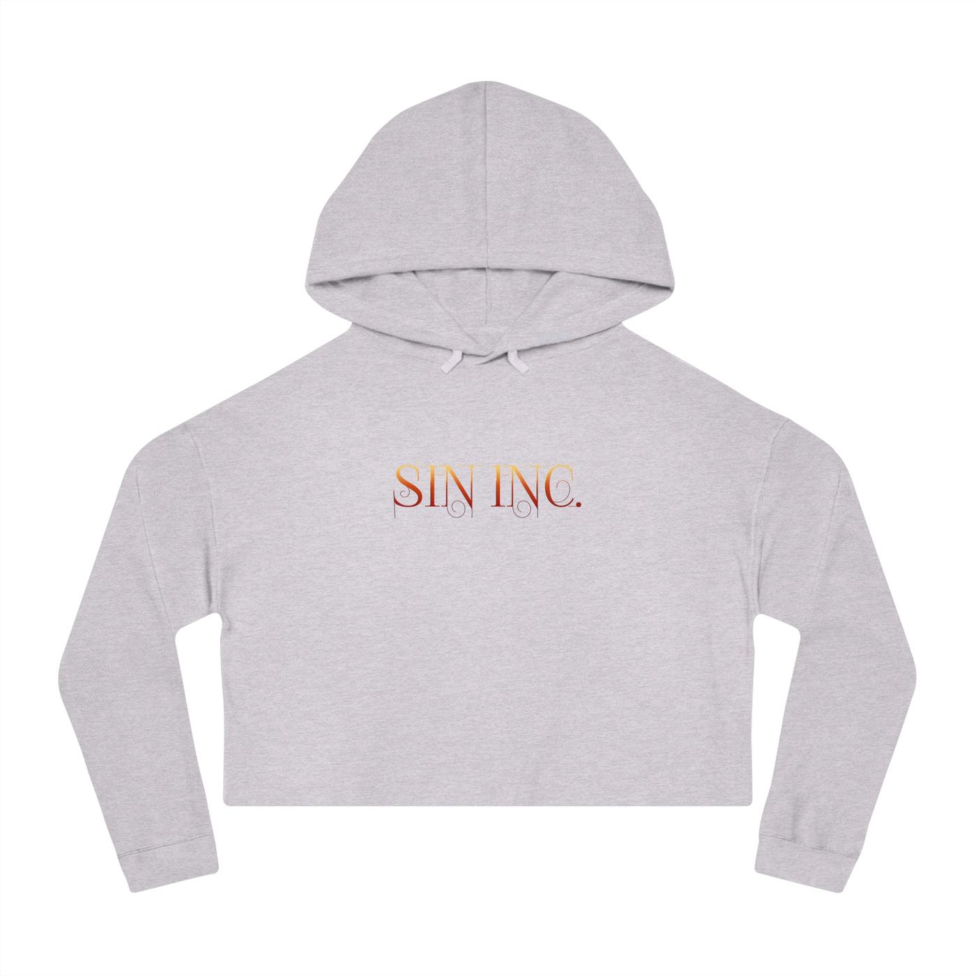 Cropped Hoodie – SIN INC. Dark Angel Wings Camouflage