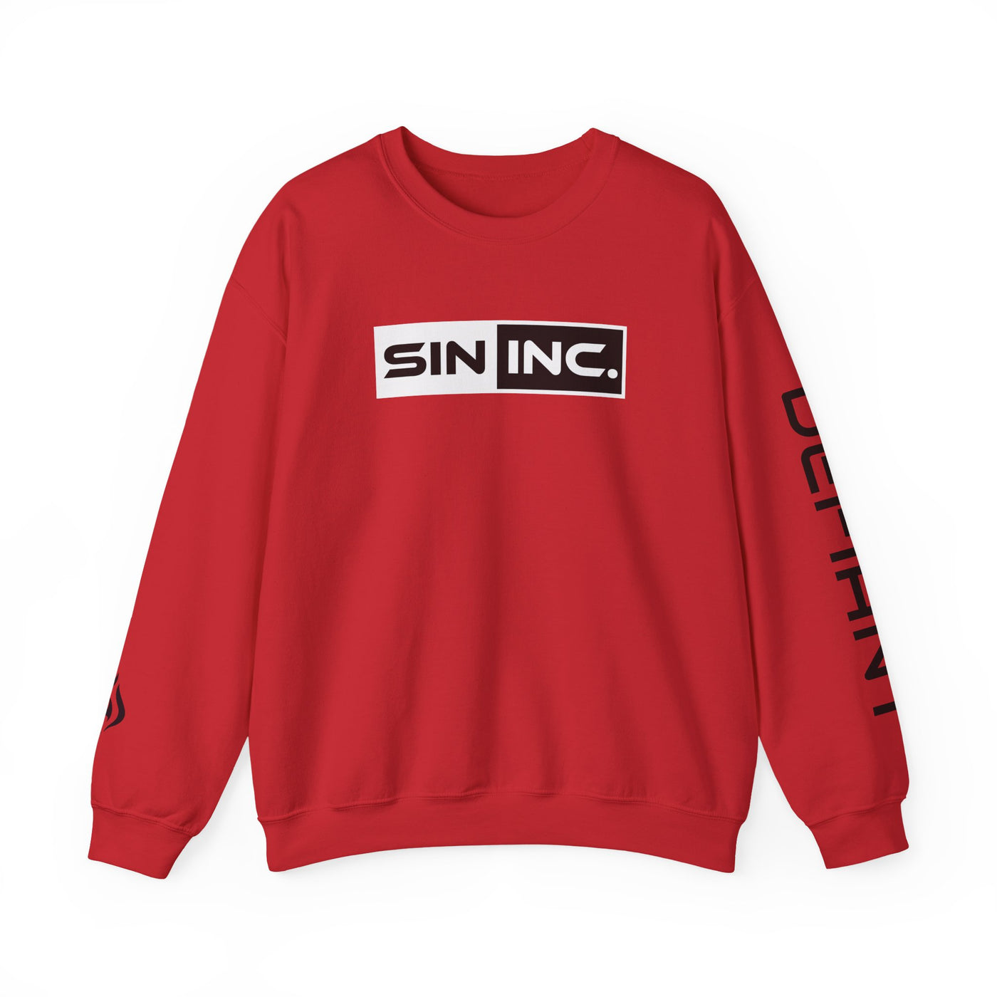 SIN INC. Defiant Crewneck Sweatshirt  Unisex Streetwear, Casual Layering,  Summer/Fall Vibes,
