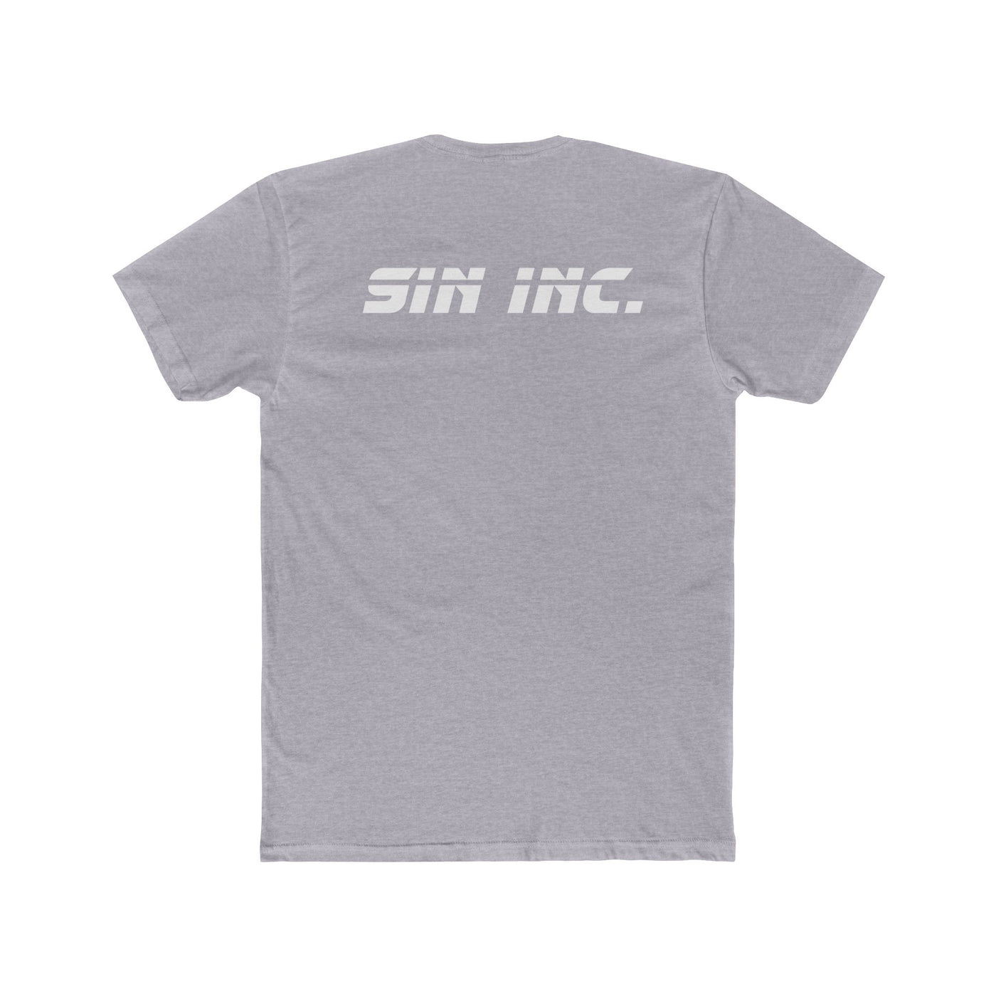 Sin Inc. Unisex Cotton Crew Tee - Trendy Graphic T-Shirt for Casual Wear