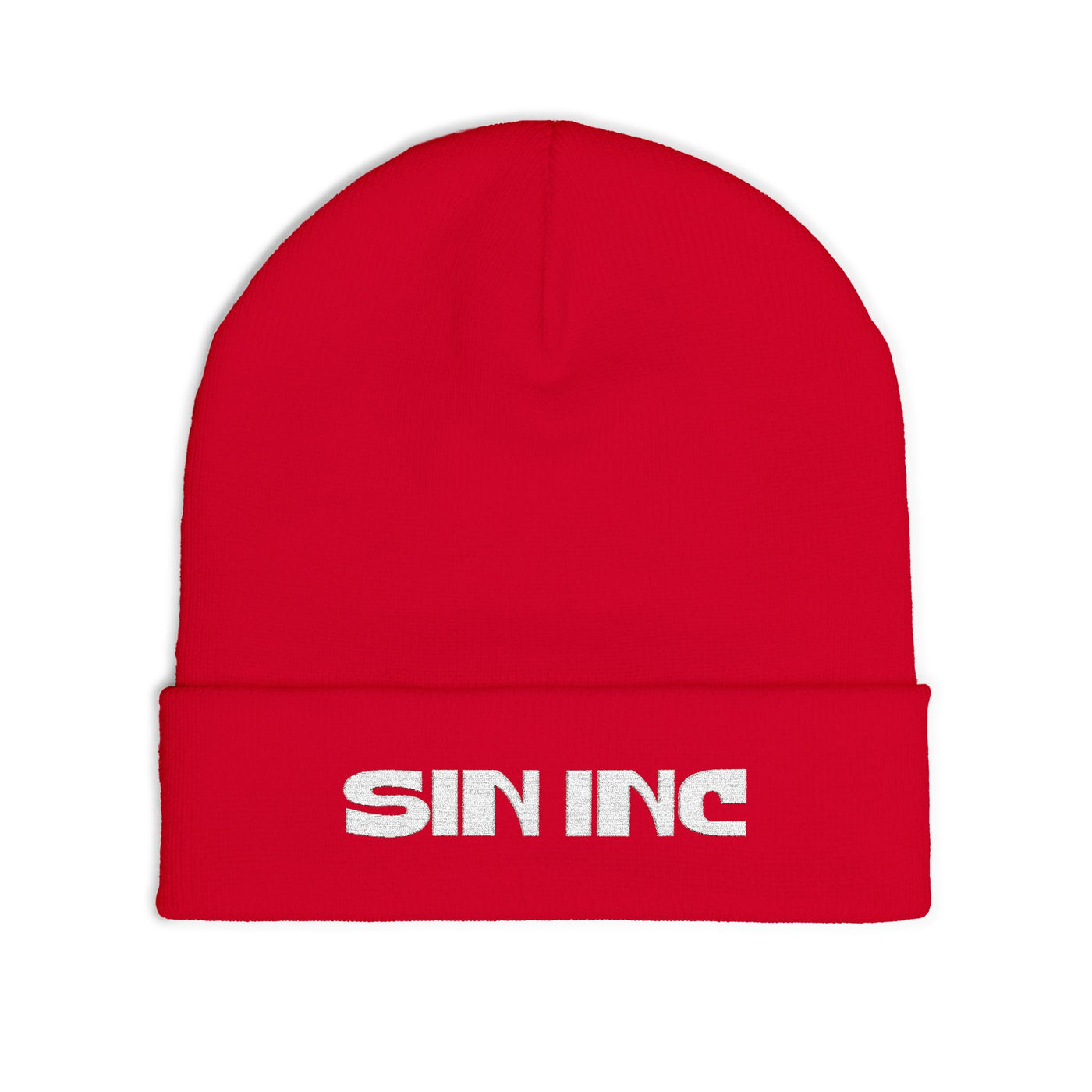 SIN INC. Knit Beanie (Embroidery)