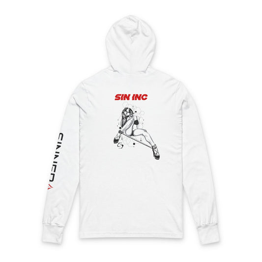SIN INC. Light Weight Hoodie Edgy Graphic Hoodie, Unisex  Casual Streetwear, Perfect for Everyday Wear,