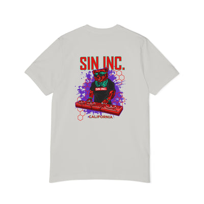 SIN INC. CALI BEAR DJ Inspired   100% Ring spun Cotton