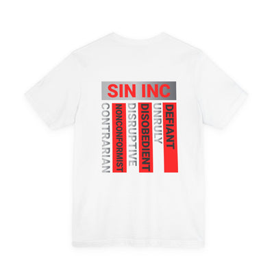 SIN INC. Defiant Classic 100% Ring spun Cotton Tee