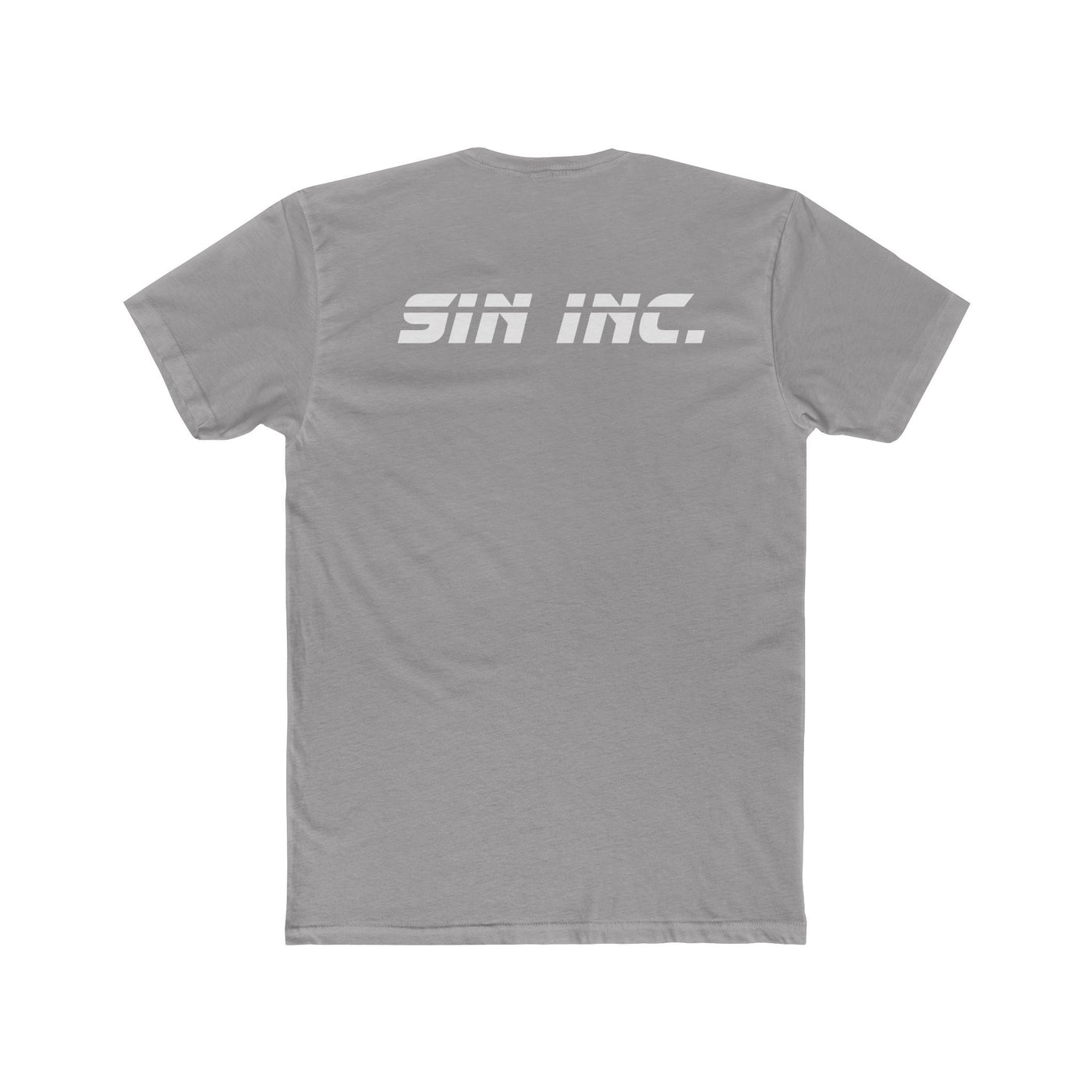 Sin Inc. Unisex Cotton Crew Tee - Trendy Graphic T-Shirt for Casual Wear