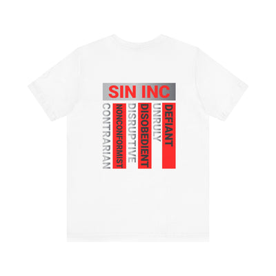 SIN INC. Defiant Classic 100% Ring spun Cotton Tee