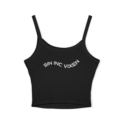 SIN INC VIXEN Bold Spaghetti Strap Tank 100% Ring spun cotton