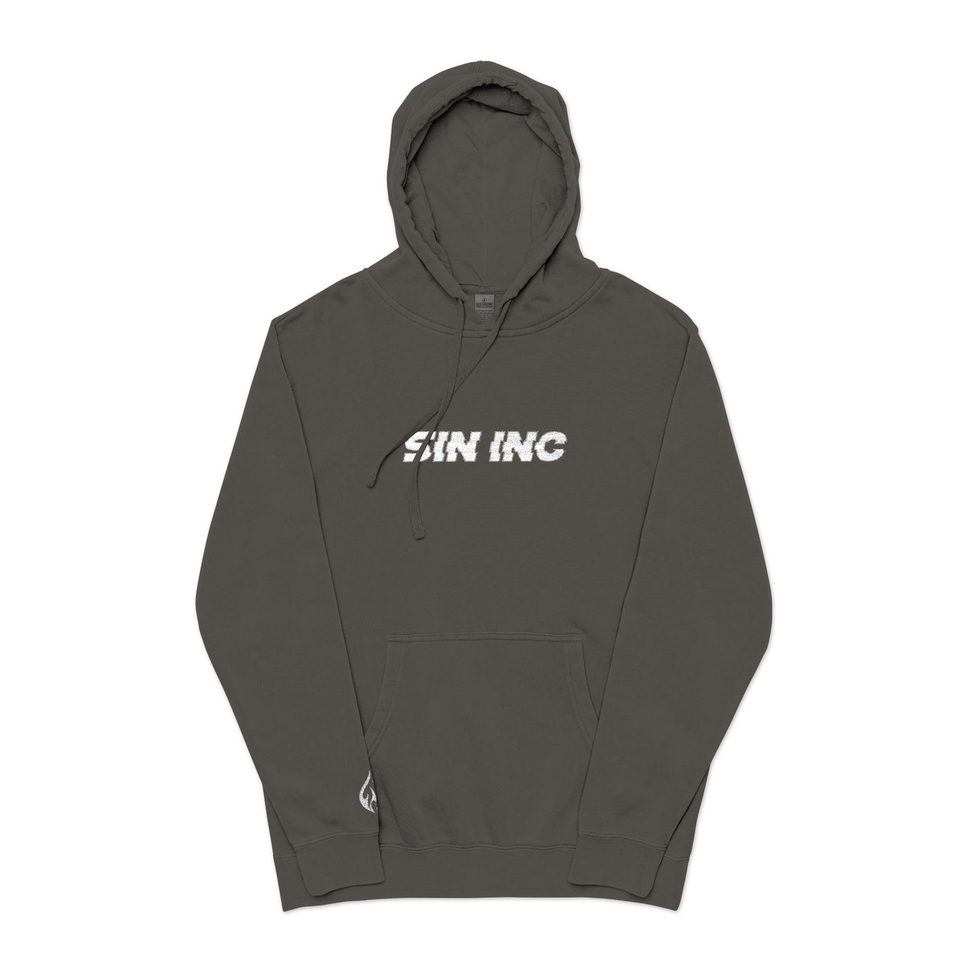 SIN INC. Glitch Embroidered  Hoodie