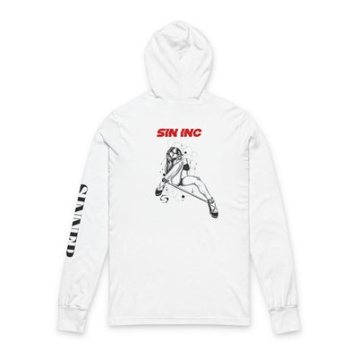 SIN INC. Light Weight Hoodie Edgy Graphic Hoodie, Unisex  Casual Streetwear, Perfect for Everyday Wear,