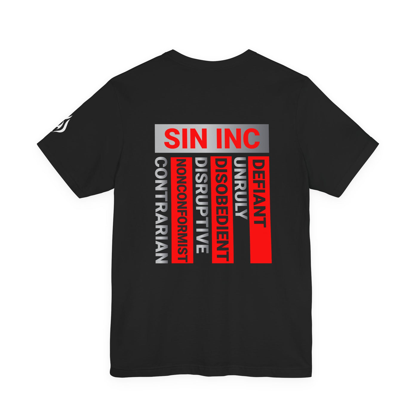 SIN INC. Defiant Classic 100% Ring spun Cotton Tee