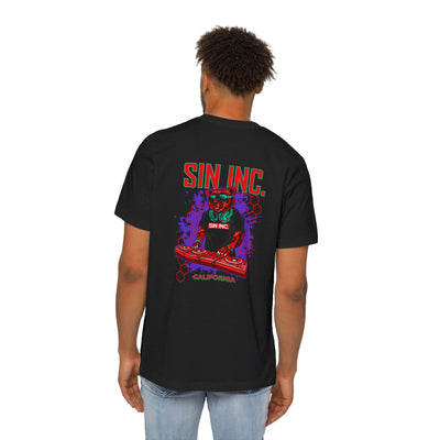 SIN INC. CALI BEAR DJ Inspired   100% Ring spun Cotton