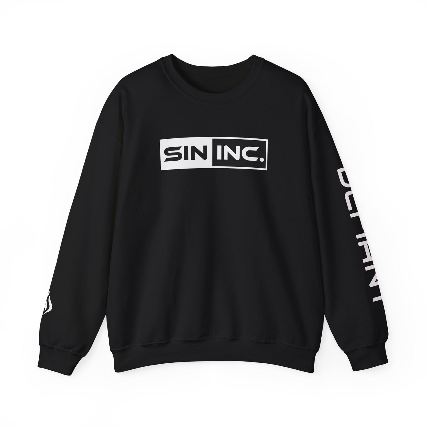 SIN INC. Defiant Crewneck Sweatshirt  Unisex Streetwear, Casual Layering,  Summer/Fall Vibes,