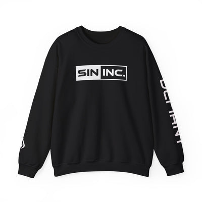 SIN INC. Defiant Crewneck Sweatshirt  Unisex Streetwear, Casual Layering,  Summer/Fall Vibes,