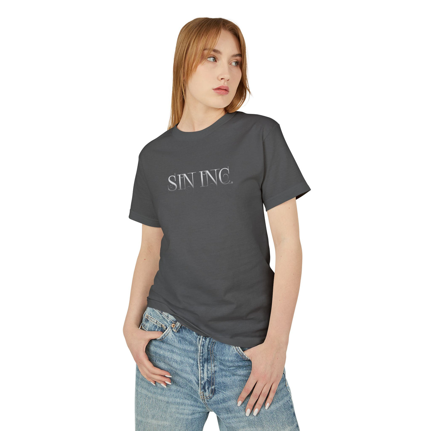 Sin Inc Wing Tee — Gothic Angel Wings Graphic T-Shirt