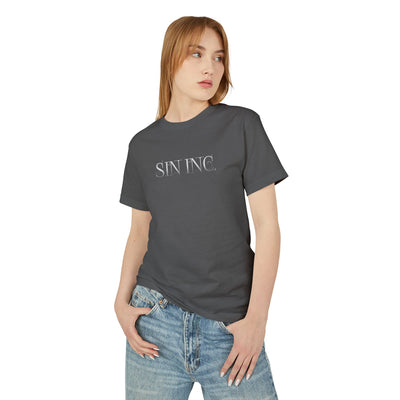Sin Inc Wing Tee — Gothic Angel Wings Graphic T-Shirt
