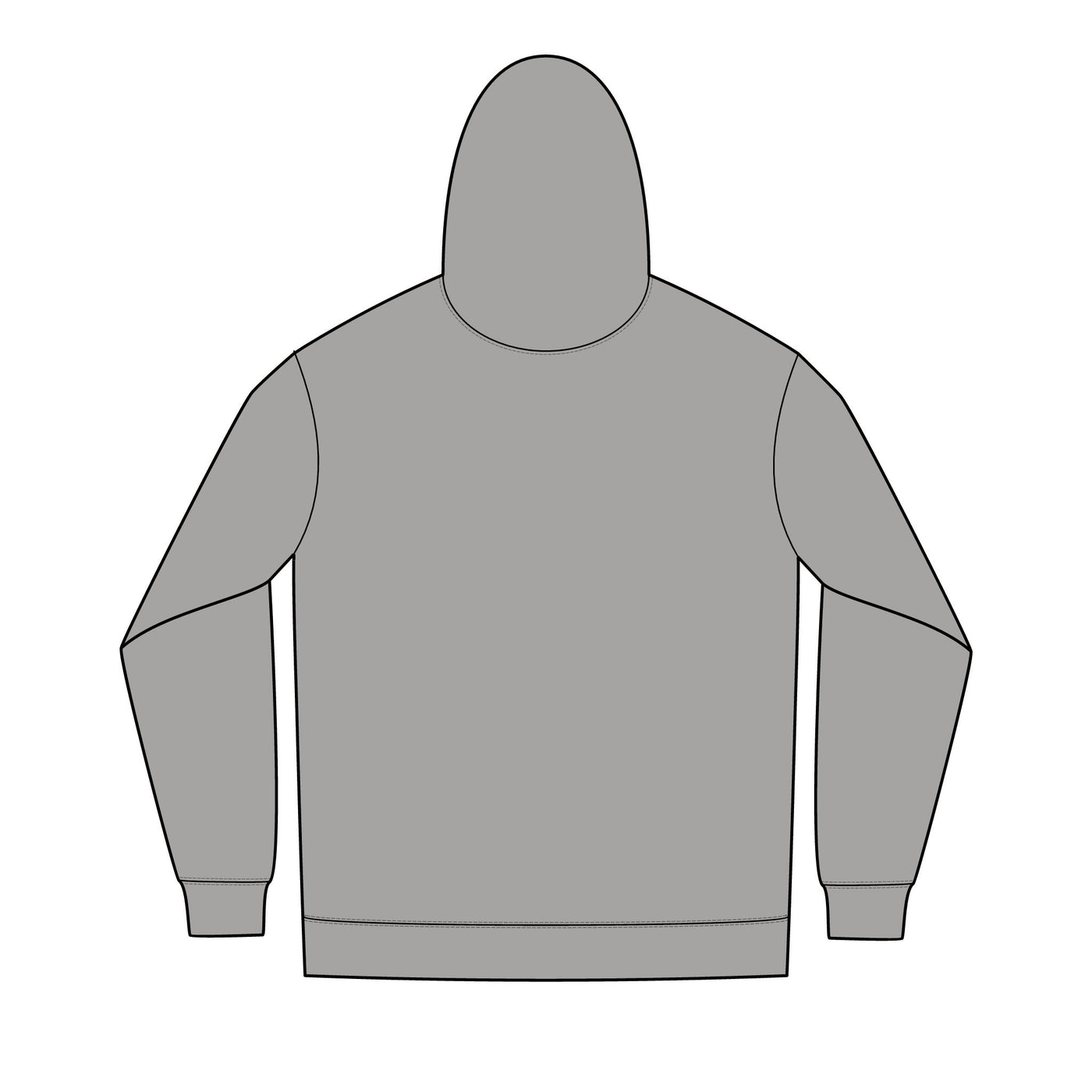 SIN INC. Embordered Full-Zip Essential Hoodie for Men