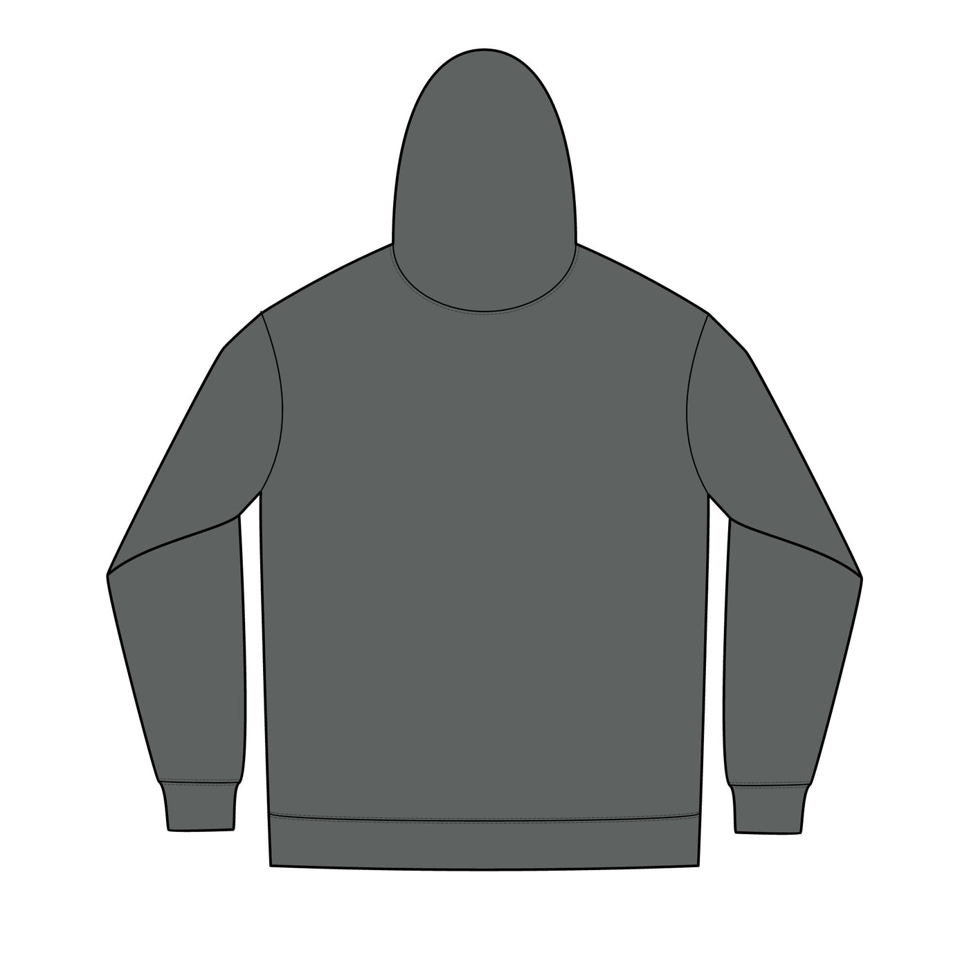SIN INC. Embordered Full-Zip Essential Hoodie for Men