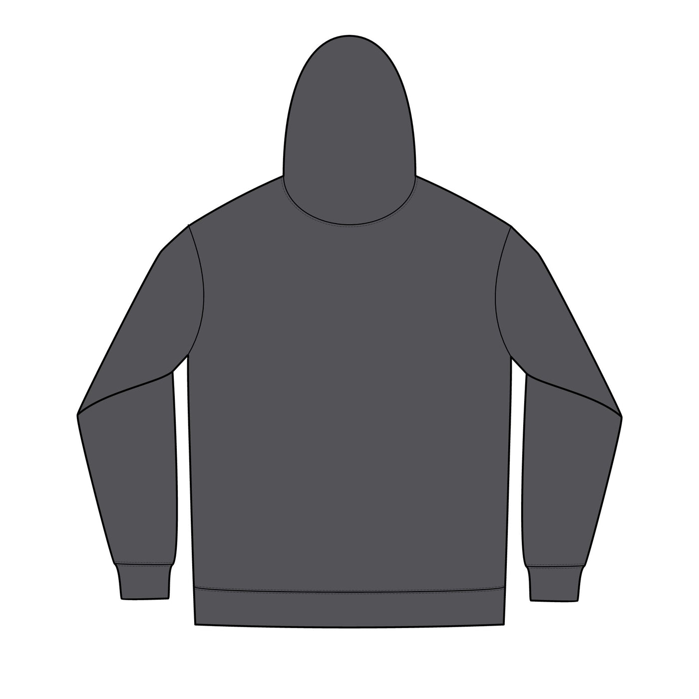 SIN INC. Embordered Full-Zip Essential Hoodie for Men