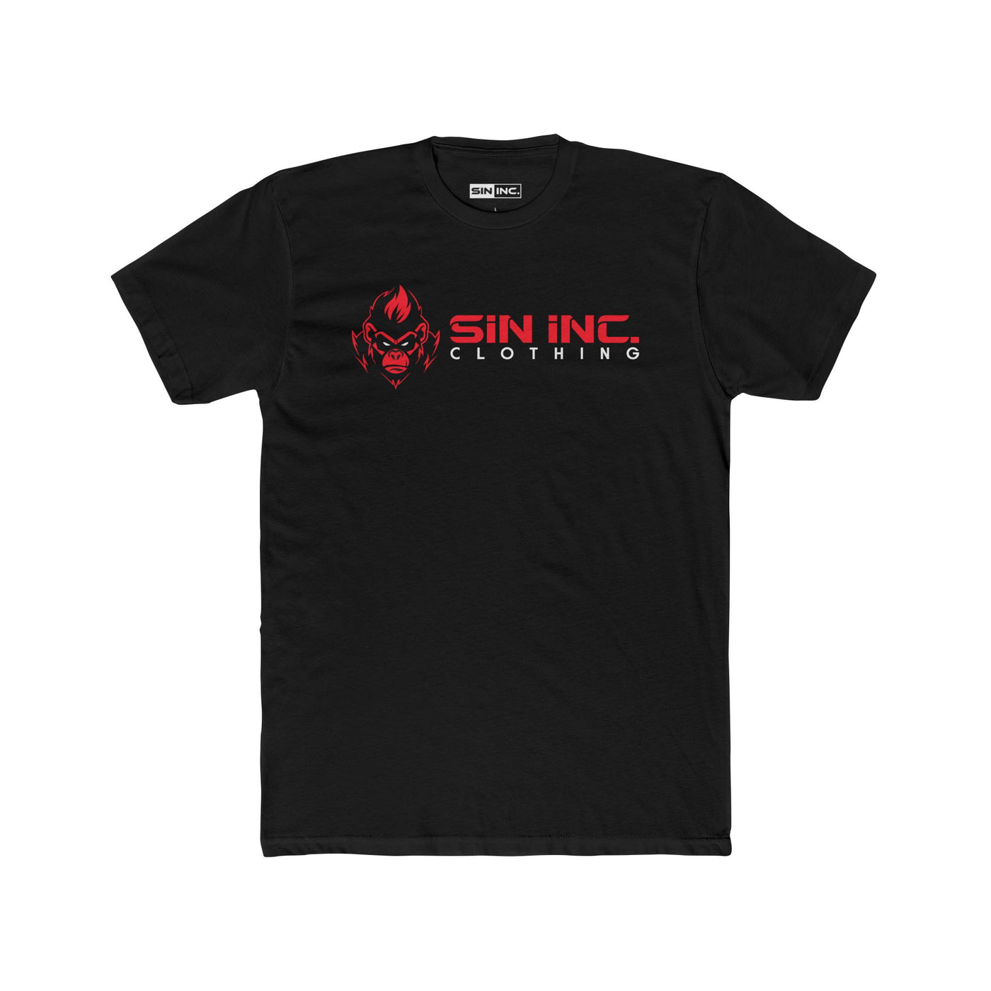 Sin Inc. Unisex Cotton Crew Tee - Trendy Graphic T-Shirt for Casual Wear
