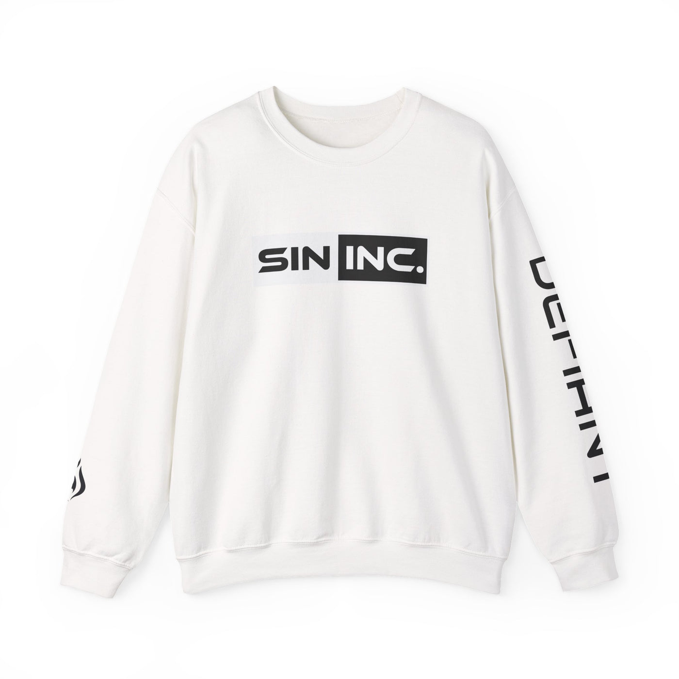 SIN INC. Defiant Crewneck Sweatshirt  Unisex Streetwear, Casual Layering,  Summer/Fall Vibes,