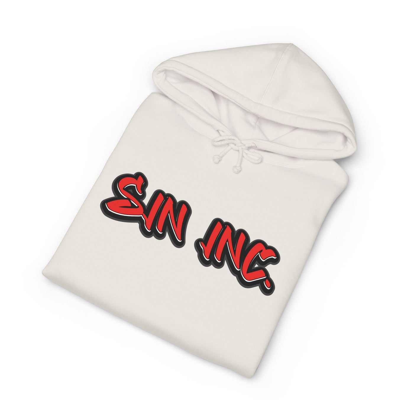 Sin Inc. Cherub Wrath Hoodie — Streetwear Pullover Graffiti Style
