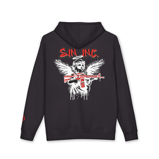 Sin Inc. Cherub Unleshed Wrath Hoodie — Streetwear Pullover Graffiti Style
