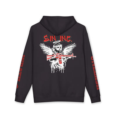 Sin Inc. Cherub Wrath Hoodie — Streetwear Pullover Graffiti Style