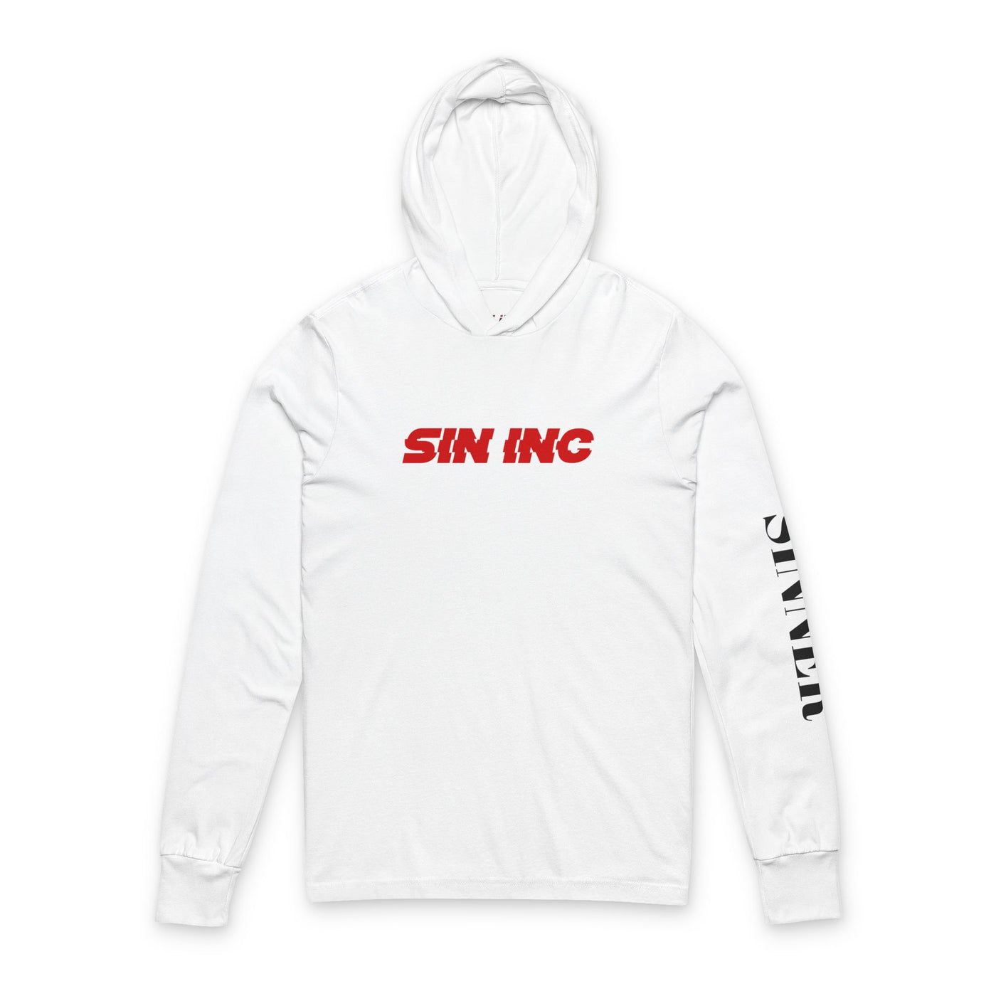 SIN INC. Light Weight Hoodie Edgy Graphic Hoodie, Unisex  Casual Streetwear, Perfect for Everyday Wear,