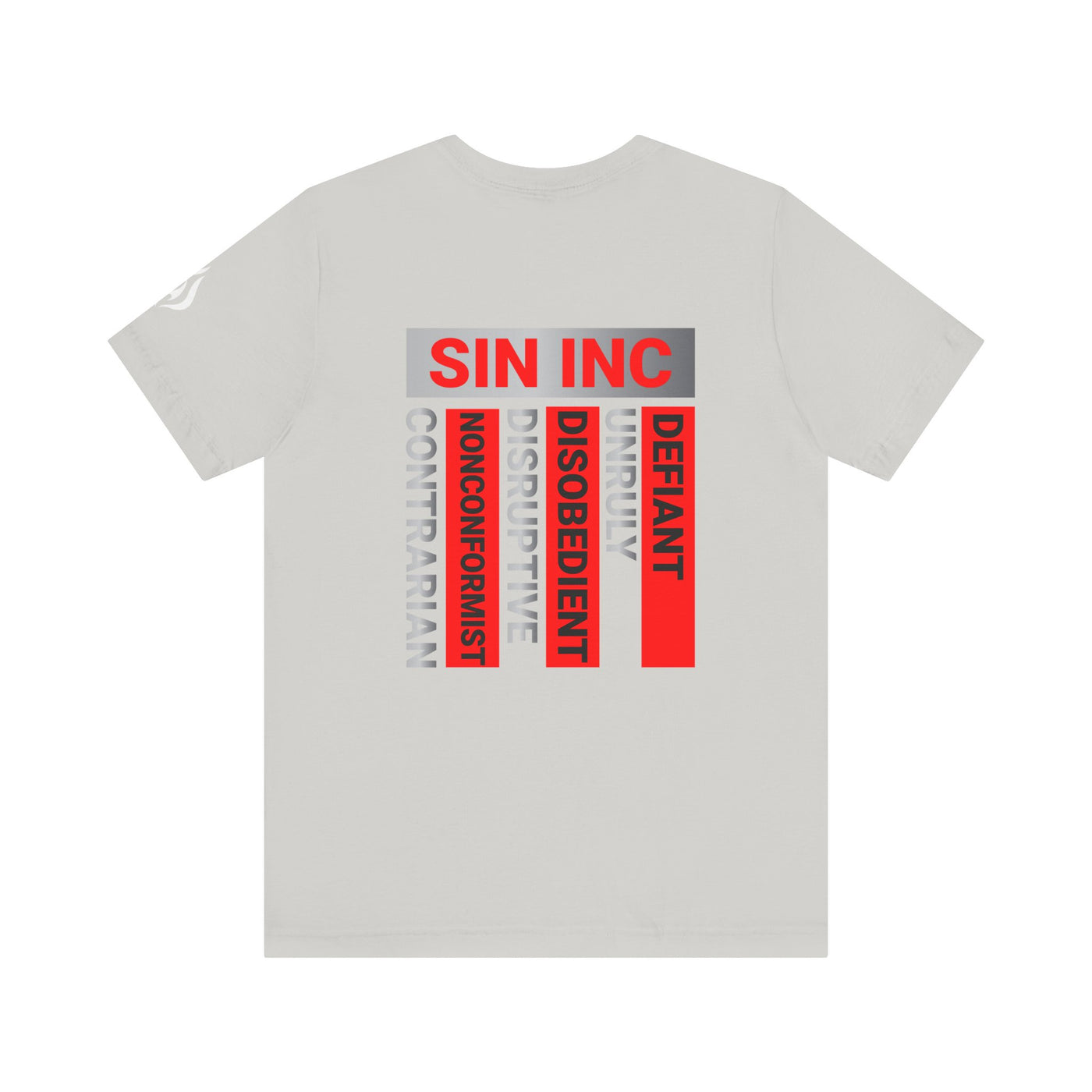 SIN INC. Defiant Classic 100% Ring spun Cotton Tee
