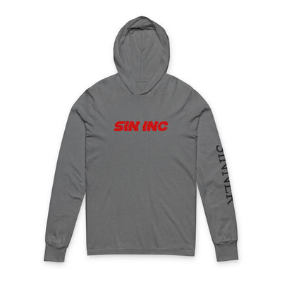SIN INC. Light Weight Hoodie Edgy Graphic Hoodie, Unisex  Casual Streetwear, Perfect for Everyday Wear,