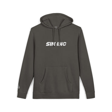 SIN INC. Glitch Embroidered  Hoodie