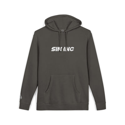 SIN INC. Glitch Embroidered  Hoodie